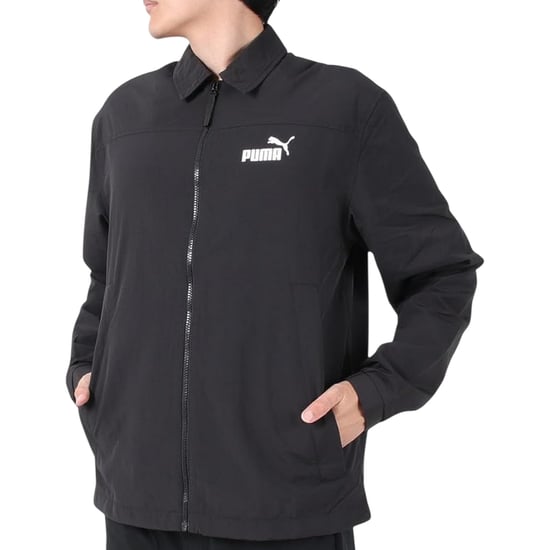 Puma Coach-jas met kraag voor heren (Zwart) - Image 5