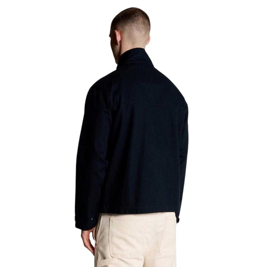 Lyle & Scott Heren Twill jas met hoge hals (Blauw) - Image 2