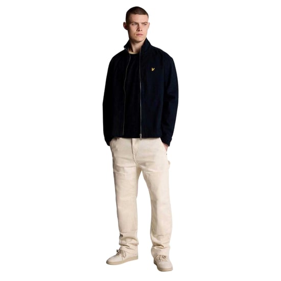 Lyle & Scott Heren Twill jas met hoge hals (Blauw) - Image 5