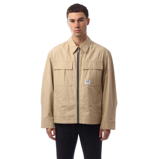 Hugo Mann Bino2511 Label Logo Jas (Beige) - Image 2
