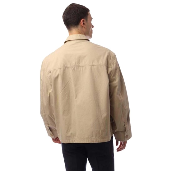 Hugo Mann Bino2511 Label Logo Jas (Beige) - Image 3