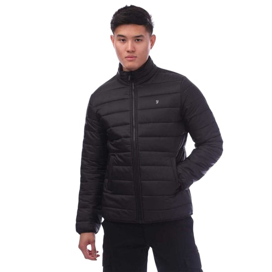 Farah Gewatteerd herenjack (Zwart) - Image 1