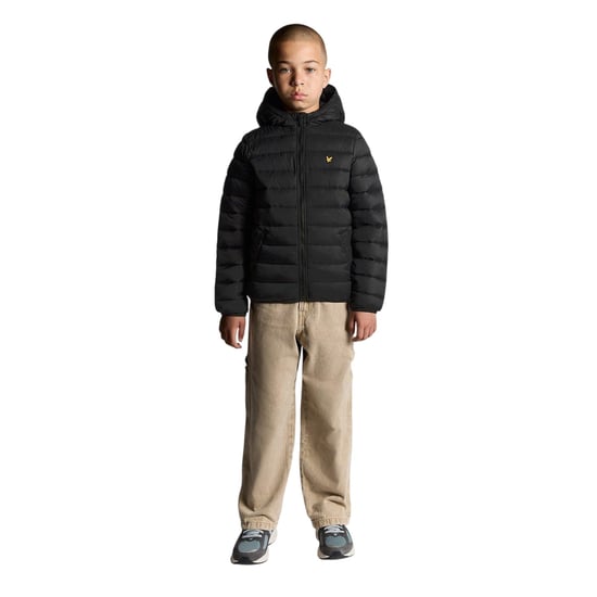 Lyle & Scott Pac A Mac-donsjas voor kinderen (Jet Zwart) - Image 1