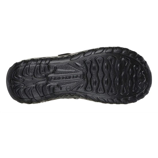 Skechers Dames Reggae Zig Zag Sandalen (Zwart/Grijs) - Image 4