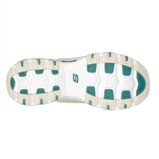 Skechers Dames DLites Kerst Suède Sneakers (Off White) - Image 3