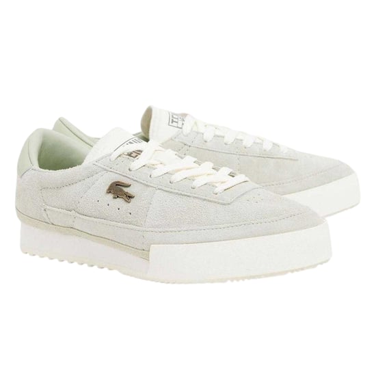 Lacoste Aura suède sneakers voor dames (Kaki Groen) - Image 4