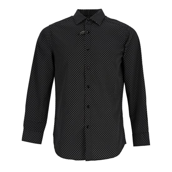 Scotch And Soda Herenoverhemd met lange mouwen en strepen (Zwart/Grijs) - Image 1