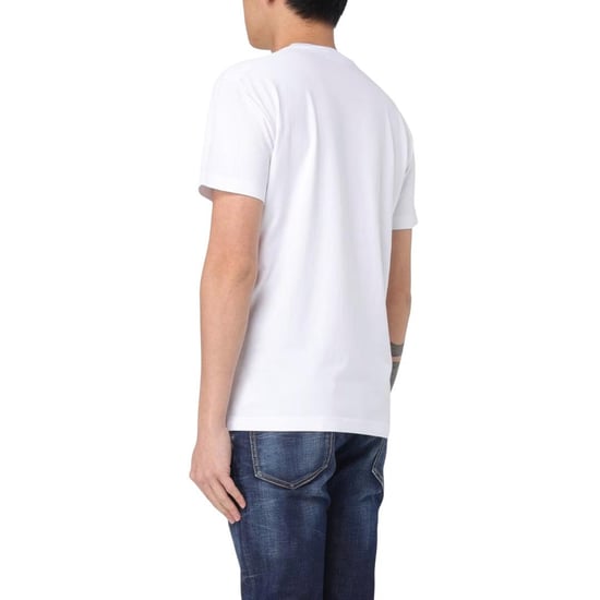 DSquared2 Heren Milano Katoen T-Shirt (Wit) - Image 5