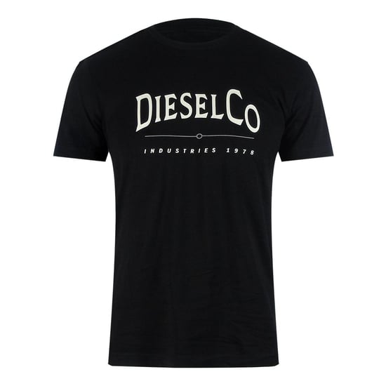 Diesel Mens Industries Premium Cotton T-Shirt (Black) - Image 1