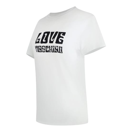 Love Moschino Dames/Dames Vet Logo T-Shirt (Wit) - Image 3