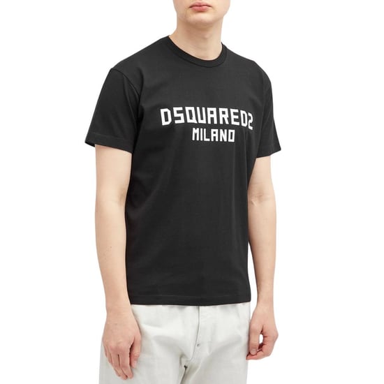 DSquared2 Heren Milano Katoen T-Shirt (Zwart) - Image 5