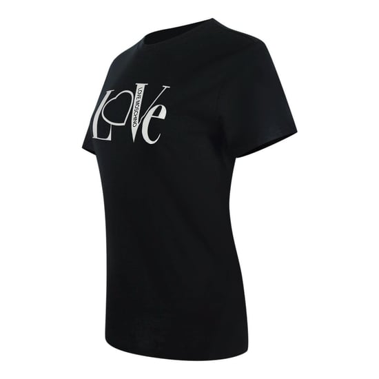 Love Moschino Dames/dames Katoenen T-shirt (Zwart) - Image 3