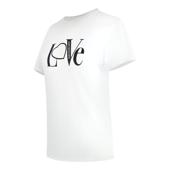 Love Moschino Dames/dames Katoenen T-shirt (Wit) - Image 3