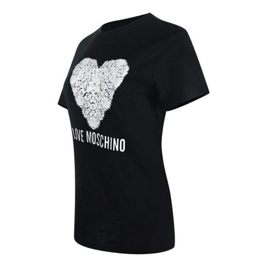 Love Moschino Dames/dames Hart T-shirt (Zwart) - Image 3