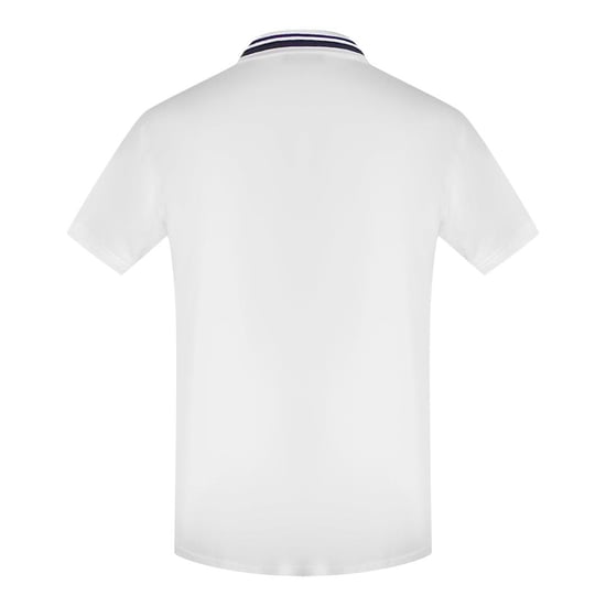 Love Moschino Heren Box Logo Katoenen Poloshirt (Wit) - Image 2