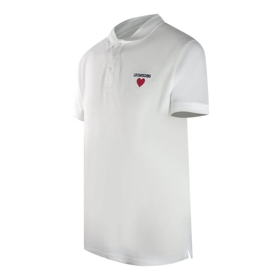 Love Moschino Herenpolo met korte mouwen (Wit) - Image 3