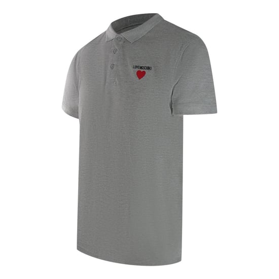 Love Moschino Herenpolo met korte mouwen (Grijs) - Image 3
