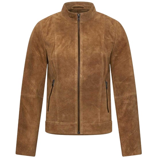 Elle Motorsuèdejas voor dames (Tan) - Image 1