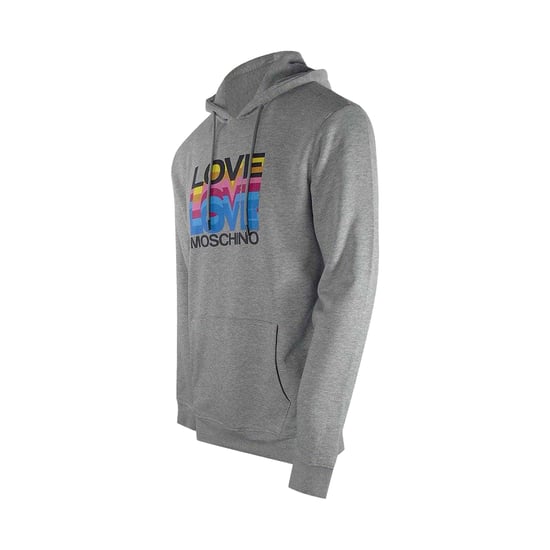 Love Moschino Dames/Dames Multi Logo Hoodie (Grijs) - Image 3