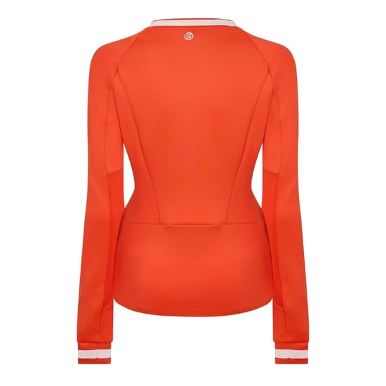 Skins Dames/Dames Quarter Zip Base Layer Top (Rood) - Image 2