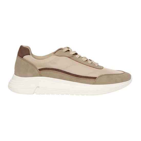 Threadbare Ariba-sportschoenen voor heren van textiel (Beige) - Image 1