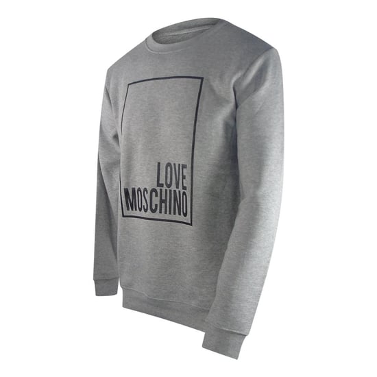 Love Moschino Heren Box Logo Sweatshirt (Grijs) - Image 3