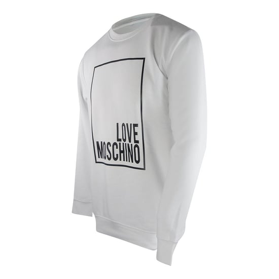 Love Moschino Heren Box Logo Sweatshirt (Wit) - Image 3