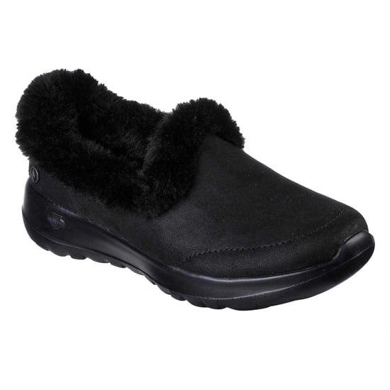 Skechers Go Walk Joy sneakers van imitatiesuède voor dames (Zwart) - Image 4