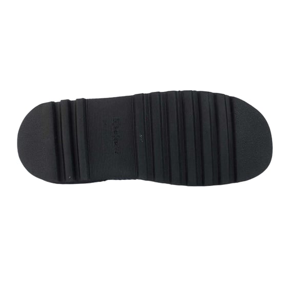 Kickers Dames Hi Stack Glitter Leren Schoenen (Zwart) - Image 3