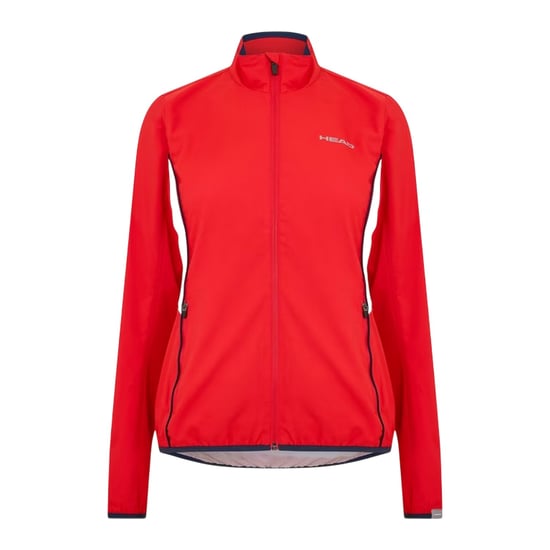 Head Dames Club Logo Volledige Rits Trainingsjack (Rood) - Image 1