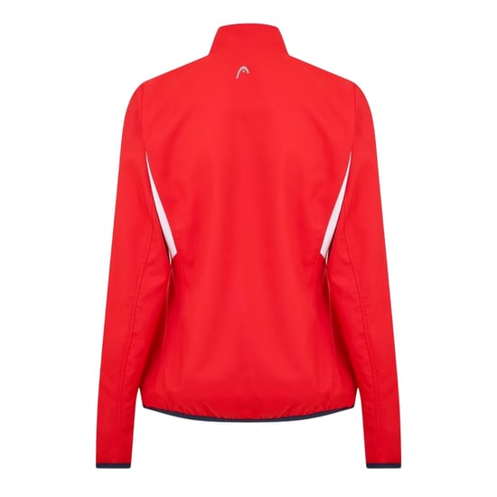 Head Dames Club Logo Volledige Rits Trainingsjack (Rood) - Image 2