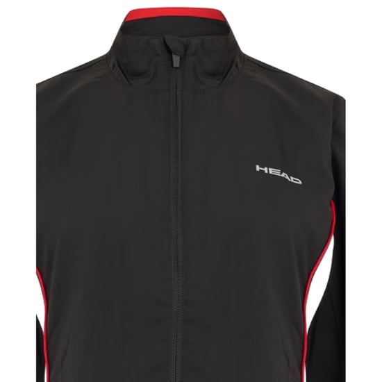 Head Dames Club Logo Volledige Rits Trainingsjack (Zwart) - Image 3