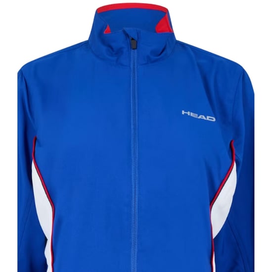 Head Dames Club Logo Volle Rits Trainingsjack (Blauw) - Image 3
