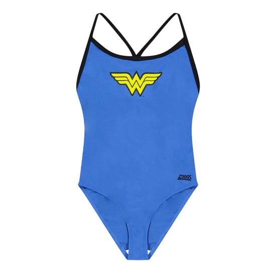 Zoggs Meisjes Wonder Woman Badpak (Blauw) - Image 1