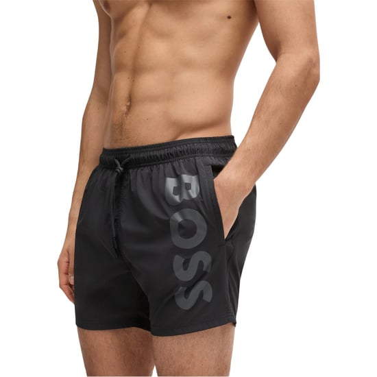 Boss Heren Octopus Bold Logo Zwemshorts (Donkergrijs) - Image 3