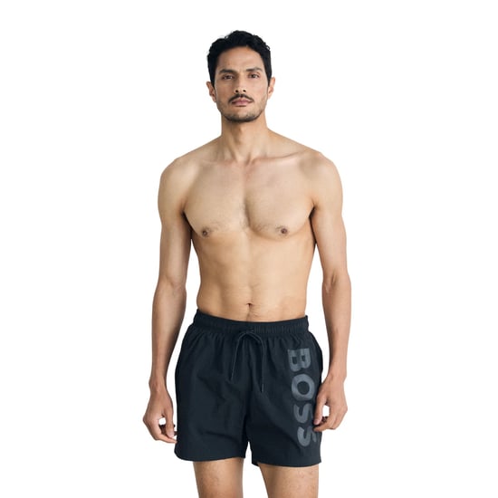 Boss Heren Octopus Bold Logo Zwemshorts (Donkergrijs) - Image 4
