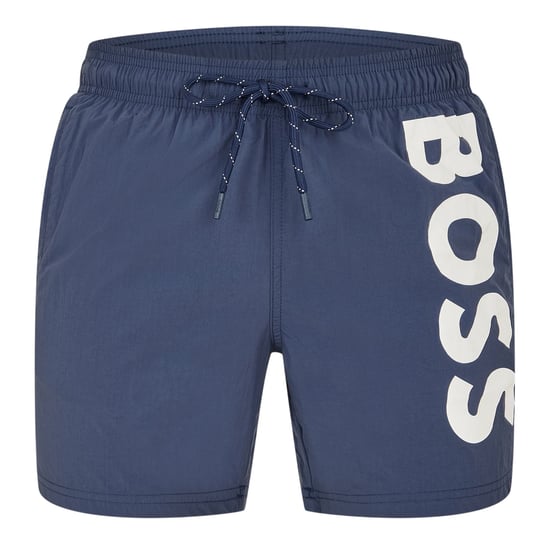 Boss Heren Octopus Bold Logo Zwemshorts (Marineblauw) - Image 1