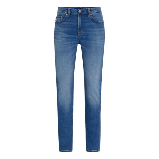 Hugo Heren Denim 5 Pockets Slim Jeans (Medium Blauw) - Image 1