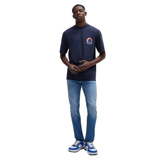 Hugo Heren Denim 5 Pockets Slim Jeans (Medium Blauw) - Image 5