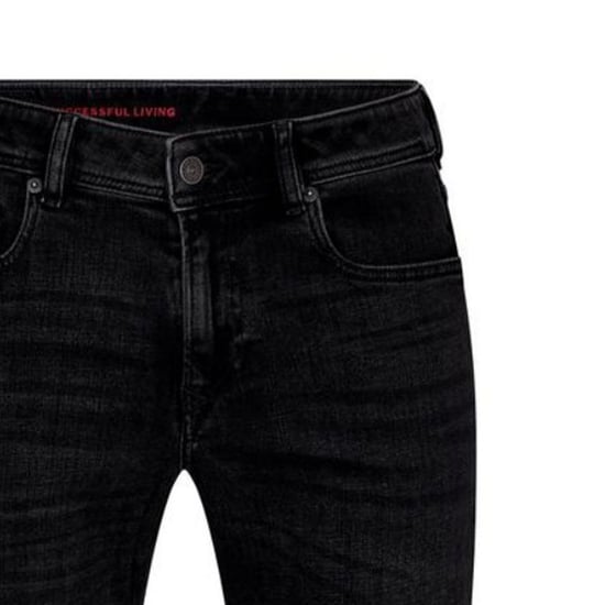 Diesel Heren Sleenker Denim Slim-fit Jeans (Zwart/Grijs/Denim) - Image 3