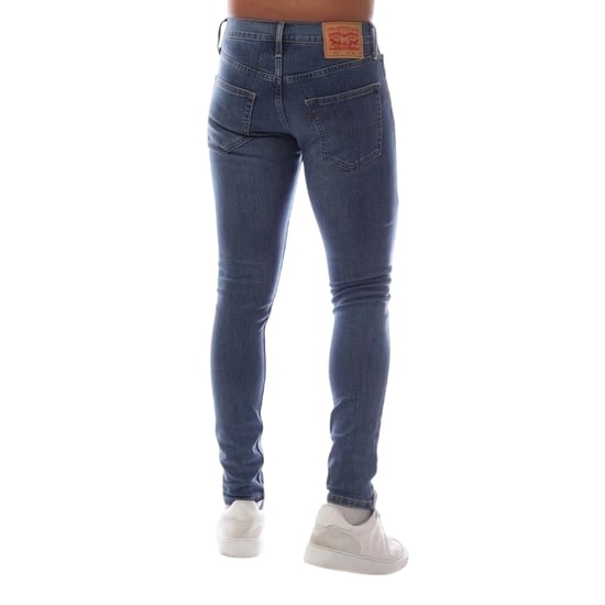 Levis Mens 512 5 Pockets Slim Jeans (Blue) - Image 2