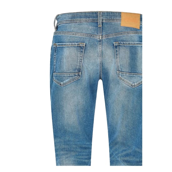 Boss Heren Versleten 5 Zakjes Slim Jeans (Marineblauw) - Image 3