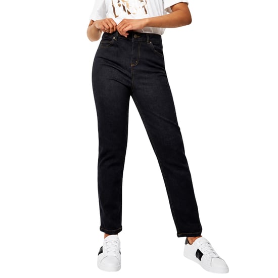 Biba Dames Kiri Katoenen Rechte Slim Jeans (Middellijk Blauw) - Image 3