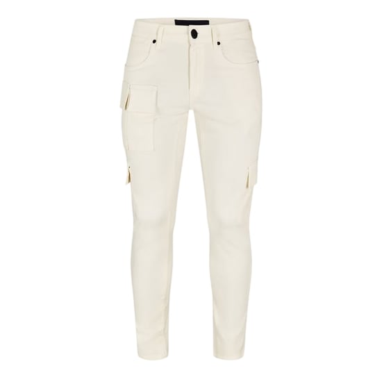 Criminal Damage Slim-fit denimjeans voor heren (Gebroken wit) - Image 1