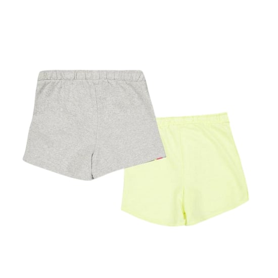 Reebok Effen korte jerseybroekjes voor meisjes (set van 2) (Lichtgrijze heide) - Image 2