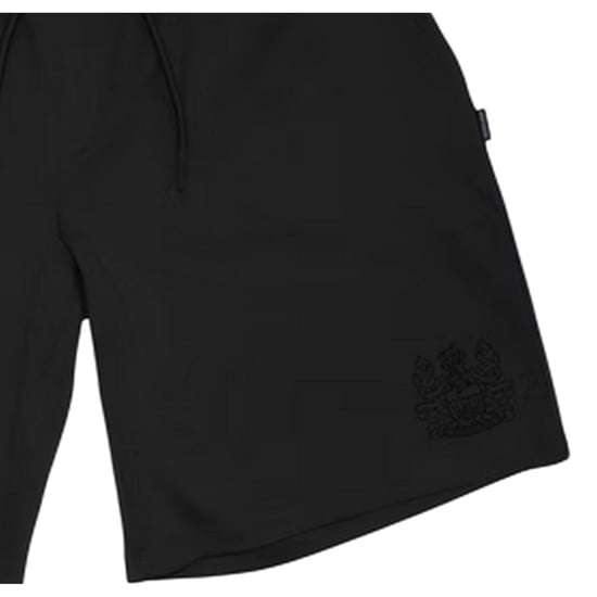 Aquascutum Herenfleece-shorts met geborduurd logo (Zwart) - Image 3