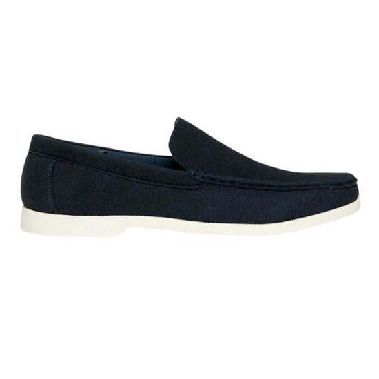 Threadbare Archibald casual loafers voor heren (Marine) - Image 1