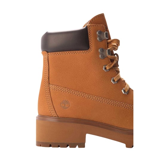 Timberland Dames Carnaby Cool Leren Blokhak Enkellaarsjes (Tarwe) - Image 4