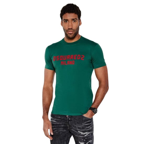 DSquared2 Heren Milano Katoen T-Shirt (Groen) - Image 4