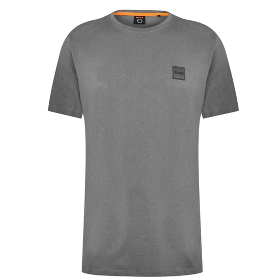 Boss Oranje premium katoenen T-shirt voor heren (Houtskool) - Image 2
